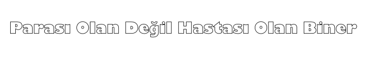 Parası Olan Değil Hastası Olan Biner - Sticker